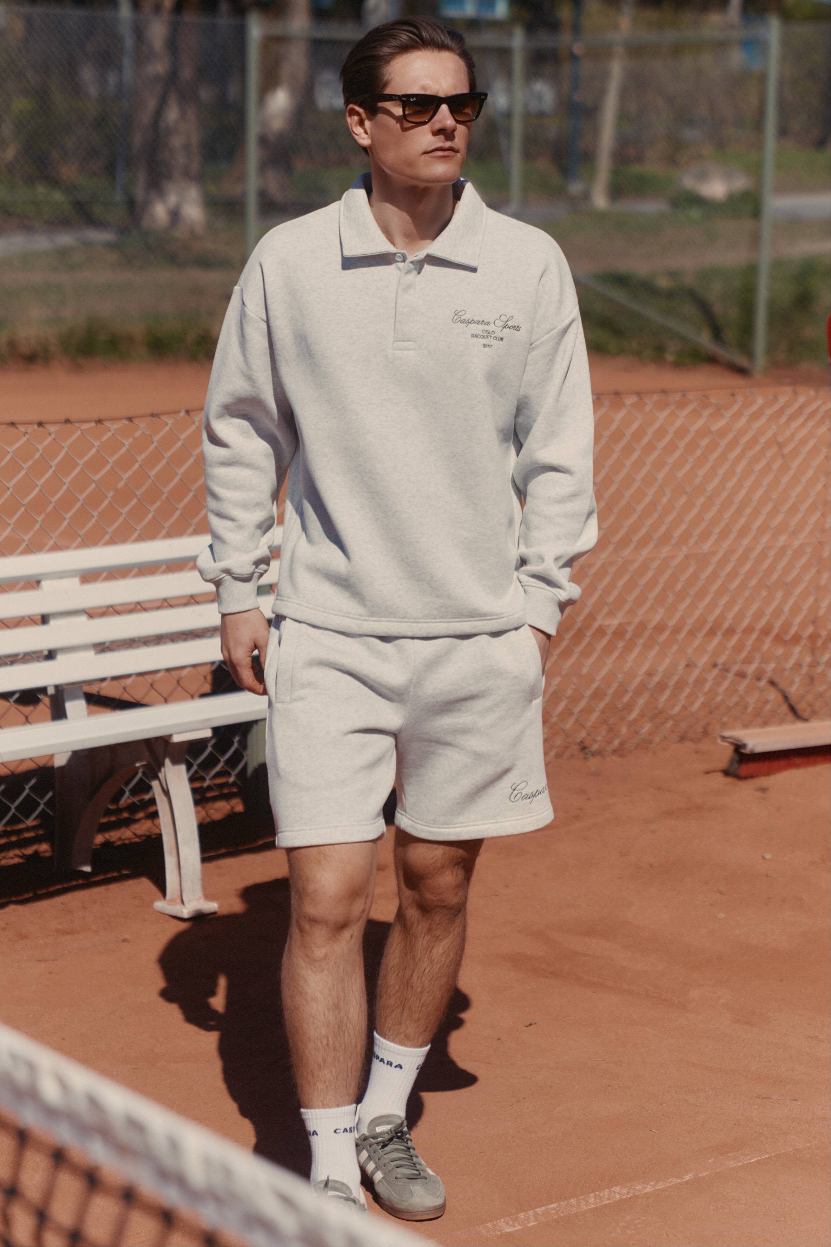 M. Racquet Club Shorts - Grey Melange